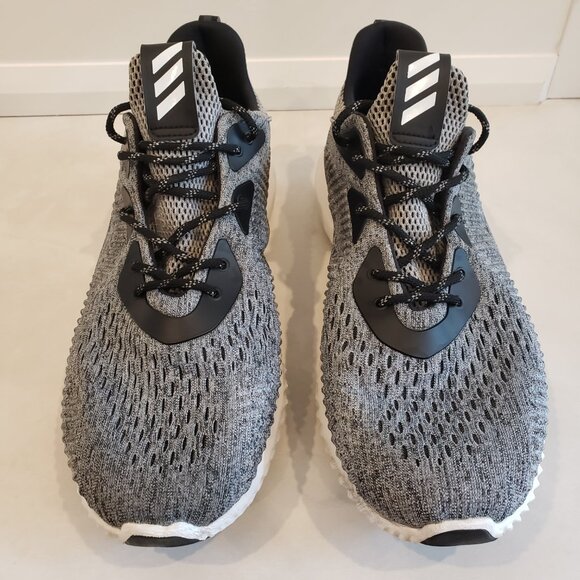 AlphaBounce Engineered Mesh 'Core Black' Men's Size 11 - Picture 2 of 7